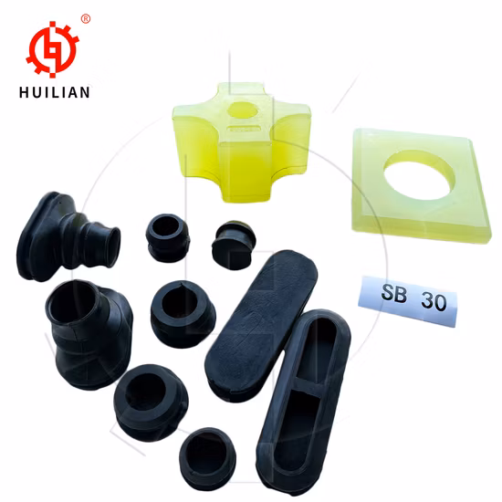 Amortiguador de choque del triturador Piezas del triturador hidráulico Protector de polvo Amortiguador superior