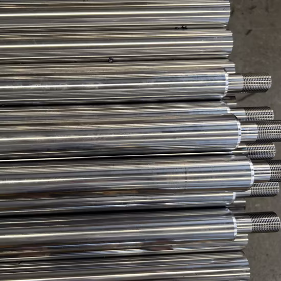Varilla de pistón cromada del amortiguador de choque del CNC de la precisión del OEM para la fábrica auto de China